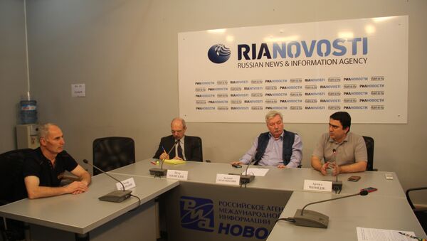 Круглый стол на тему:  «Взаимодействие государства и неправительственного сектора в Грузии» состоялся  в Тбилисском международном пресс-центре РИА Новости - Sputnik Грузия