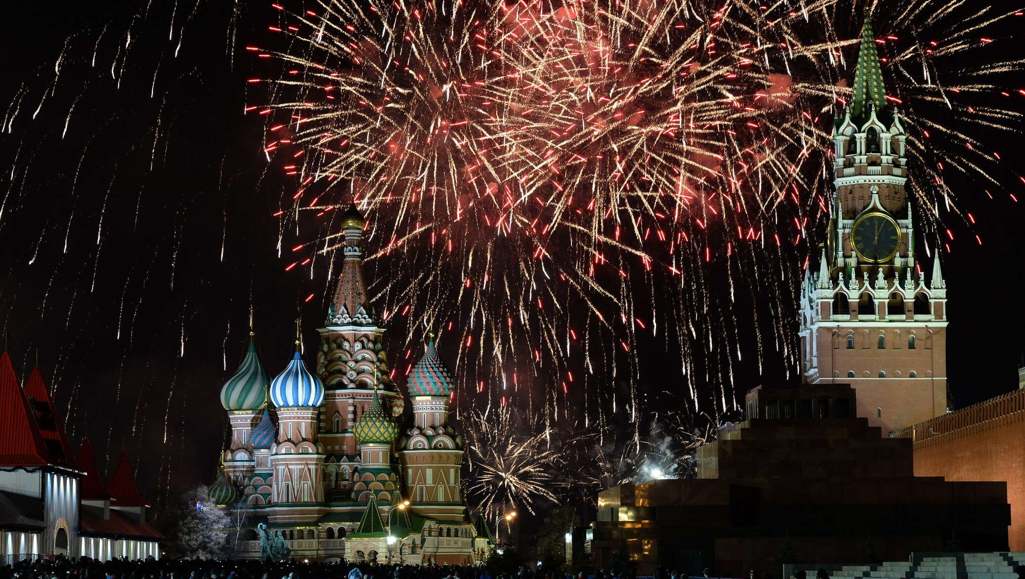 Фото салюта на красной площади