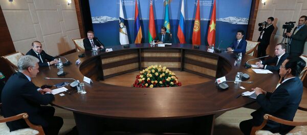 Заседание Совета глав правительств СНГ и ЕАЭС в Казахстане - Sputnik Грузия