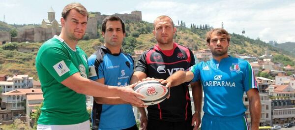 Регби. Кубок Тбилиси 2015. Капитаны команд-участниц - Sputnik Грузия