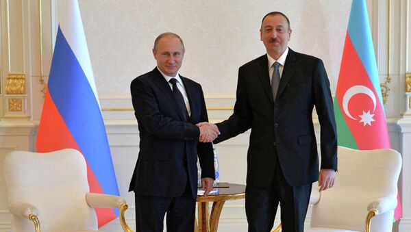 Владимир Путин и Ильхам Алиев - Sputnik Грузия
