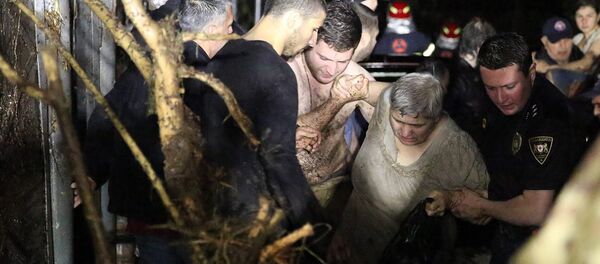 Ликвидация последствий наводнения - Sputnik Грузия