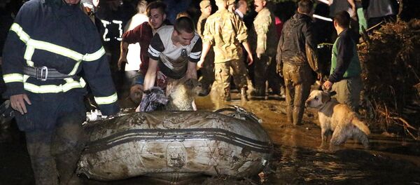 Ликвидация последствий наводнения - Sputnik Грузия