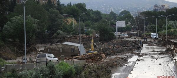 Ликвидация последствий наводнения - Sputnik Грузия