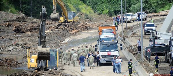 Ликвидация последствий наводнения - Sputnik Грузия