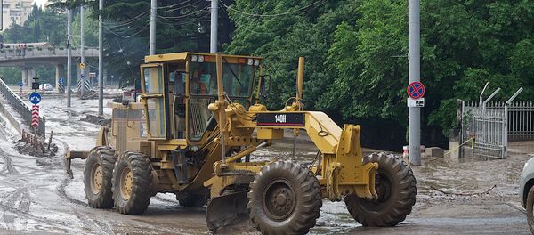 Ликвидация последствий наводнения Ликвидация последствий наводнения - Sputnik Грузия