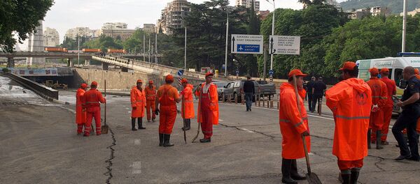 Ликвидация последствий наводнения - Sputnik Грузия