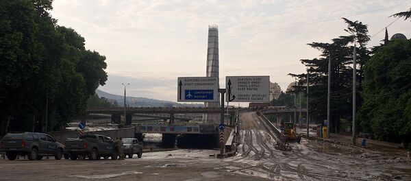 სტიქიის შედეგების ლიკვიდაცია სტიქიის შედეგების ლიკვიდაცია - Sputnik საქართველო