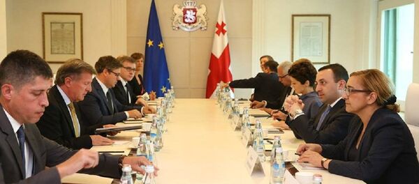 Ираклий Гарибашвили. Встреча с послами ЕС - Sputnik Грузия