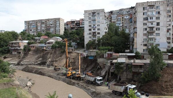 Тбилиси. Ликвидация последствий наводнения - Sputnik Грузия