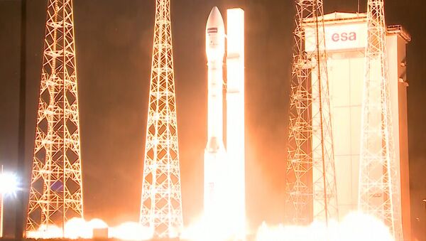 Запуск ракеты Vega со спутником наблюдения за экологией Земли - Sputnik Грузия