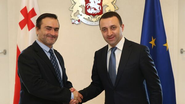 Гарибашвили наградил представителя ЕС в Грузии орденом Золотое руно - Sputnik Грузия