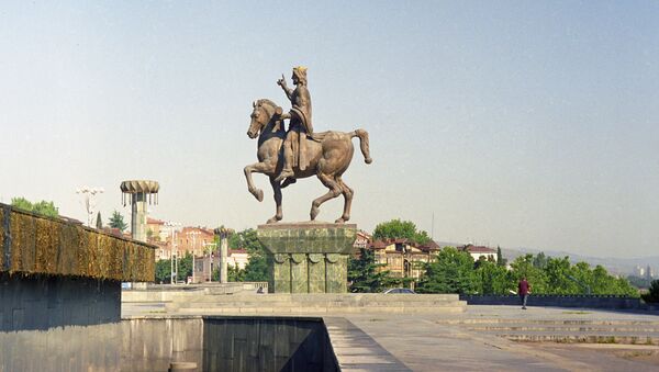 Памятник царю Давиду IV Агмашенебели в Тбилиси - Sputnik Грузия