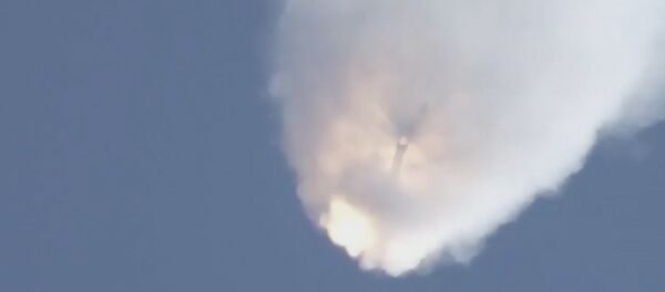 Ракета Falcon 9 разлетелась на куски после старта к МКС. Кадры взрыва Ракета Falcon 9 разлетелась на куски после старта к МКС. Кадры взрыва - Sputnik Грузия
