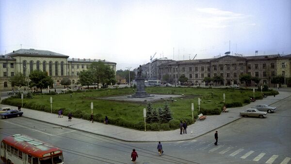 Площадь Ленина в Ленинакане - Sputnik Грузия