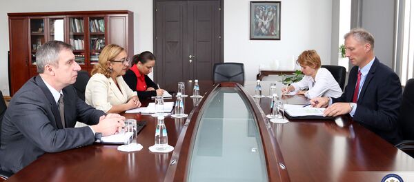 Янкаускас: миссия ЕС продолжает патрулирование вдоль границы ЮО Янкаускас: миссия ЕС продолжает патрулирование вдоль границы ЮО - Sputnik Грузия