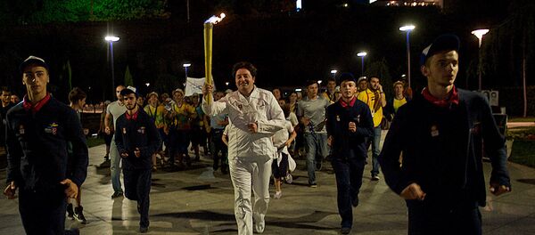 Олимпийский огонь пронесли по Тбилиси - Sputnik Грузия