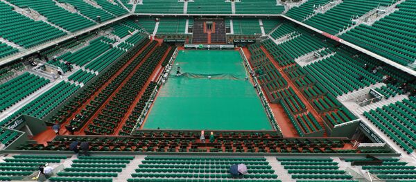 Дождь на кортах Ролан Гаррос - Sputnik Грузия