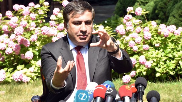 Пресс-конференция М.Саакашвили и посла США на Украине Джеффри Пайетту - Sputnik Грузия