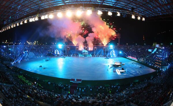 Торжественная церемония открытия XIII Европейского юношеского олимпийского фестиваля «Тбилиси 2015» состоялась на стадионе имени Михаила Месхи в Тбилиси. - Sputnik Грузия
