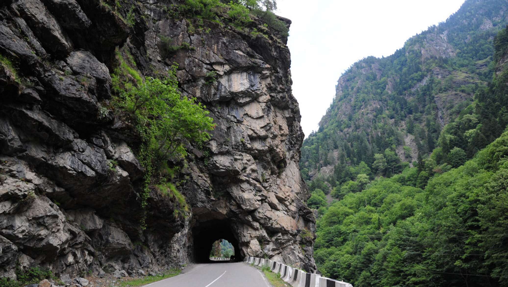 Абхазия серпантинная дорога