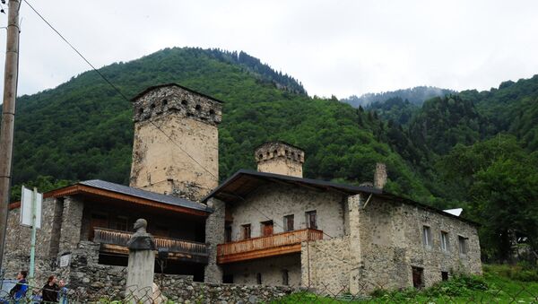 дом музей знаменитого альпиниста Михаила Хергиани Местиа Сванетия  - Sputnik Грузия