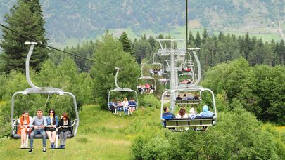 курорт Хацвали Сванетия канатная дорога горы