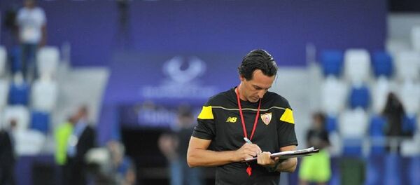 Футбол. Главный тренер Севильи Унай Эмери Футбол. Главный тренер Севильи Унай Эмери - Sputnik Грузия