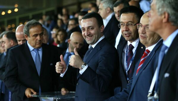 Премьер-министр Грузии Ираклий Гарибашвили на матче за Суперкубок УЕФА - Sputnik Грузия