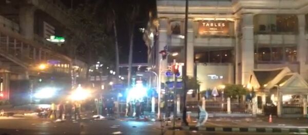 Теракт в Таиланде: полиция оцепила место взрыва бомбы в центре Бангкока - Sputnik Грузия