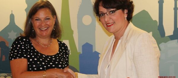 Виктория Нуланд и Тинатин Хидашели - Sputnik Грузия