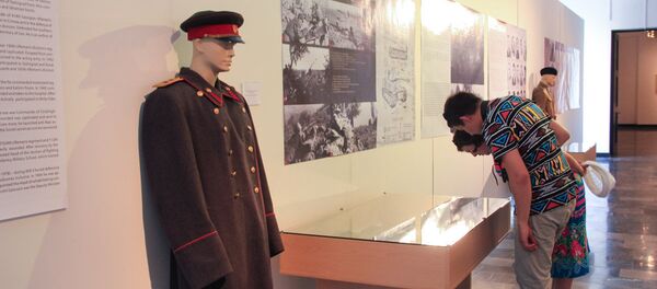 В Тбилиси проходит выставка, посвященная 70-летию Победы В Тбилиси проходит выставка, посвященная 70-летию Победы - Sputnik Грузия