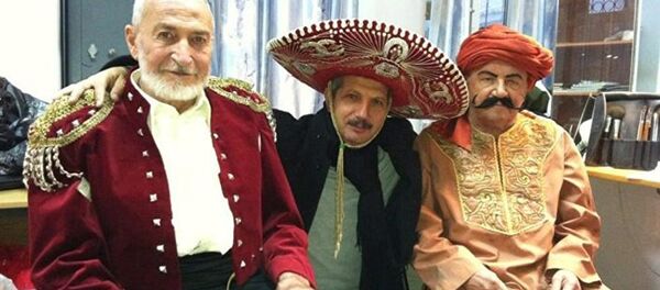 Лев Дуров, Мухтарбек Кантемиров, Надир Алиев - Sputnik Грузия