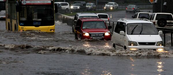 Последствия тайфуна Гони во Владивостоке - Sputnik Грузия