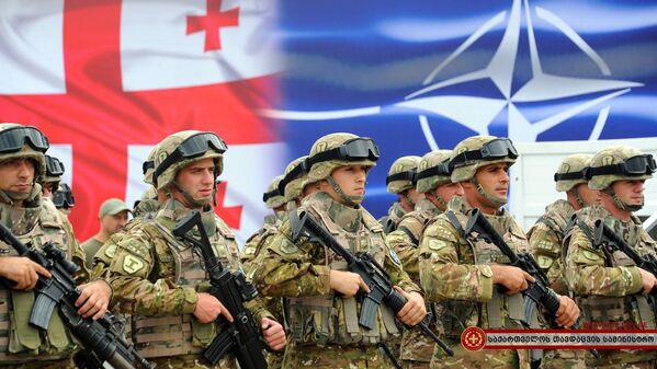 Грузинские подразделения, которые пройдут обучение в центре НАТО, будут принимать участие в международных военных операциях. - Sputnik Грузия