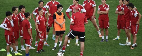 საქართველოს ქალ ფეხბურთელთა ნაკრები საქართველოს ქალ ფეხბურთელთა ნაკრები - Sputnik საქართველო