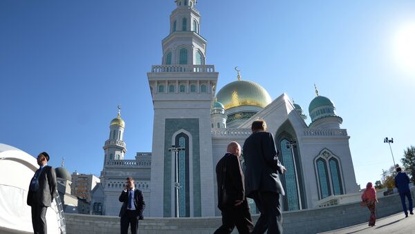 Открытие после реконструкции главной мечети Москвы - Sputnik Грузия
