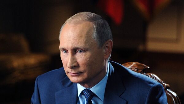 Президент РФ В.Путин дал интервью американскому журналисту для телеканалов CBS и PBS - Sputnik Грузия