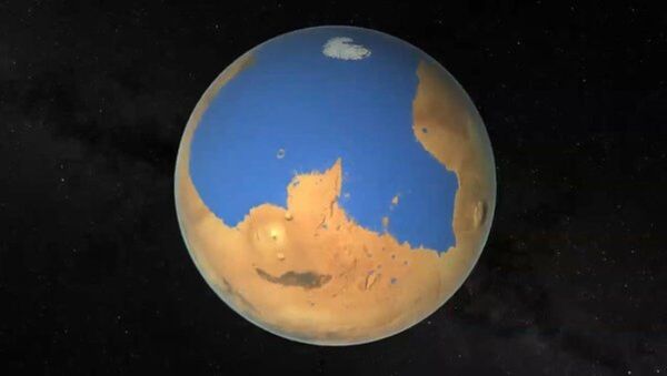 Так могло выглядеть северное полушарие Марса в далеком прошлом - Sputnik Грузия