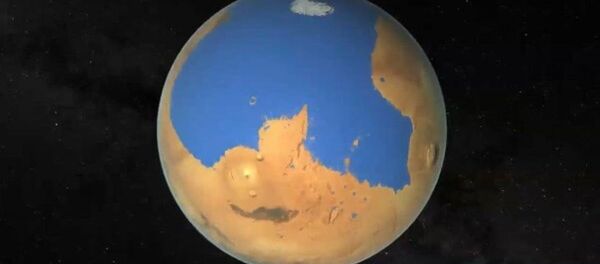 Так могло выглядеть северное полушарие Марса в далеком прошлом Так могло выглядеть северное полушарие Марса в далеком прошлом - Sputnik Грузия