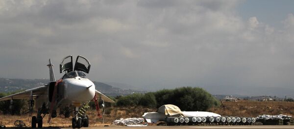 Российская боевая авиагруппа на аэродроме Хмеймим в Сирии - Sputnik Грузия