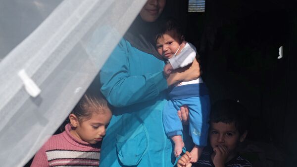 Ситуация с беженцами на греческом острове Лесбос - Sputnik Грузия