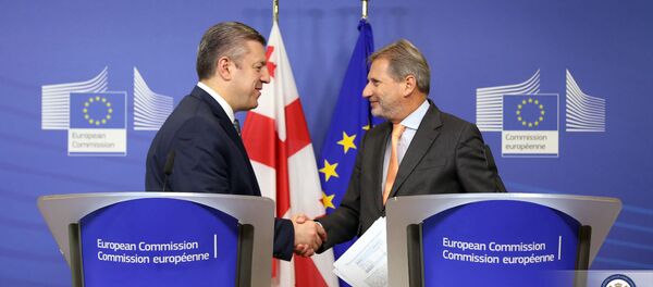 იოჰანეს ჰანი და გიორგი კვირიკაშვილი - Sputnik საქართველო