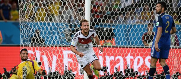 Игрок сборной Германии Марио Гетце Игрок сборной Германии Марио Гетце - Sputnik საქართველო