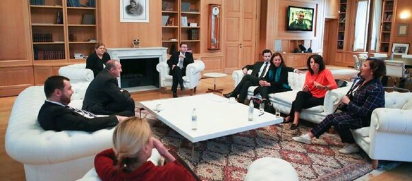 შეხვედრა გიორგი მარგველაშვილთან - Sputnik საქართველო