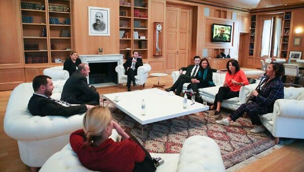 Встреча президента Георгия Маргвелашвили с журналистами - Sputnik Грузия
