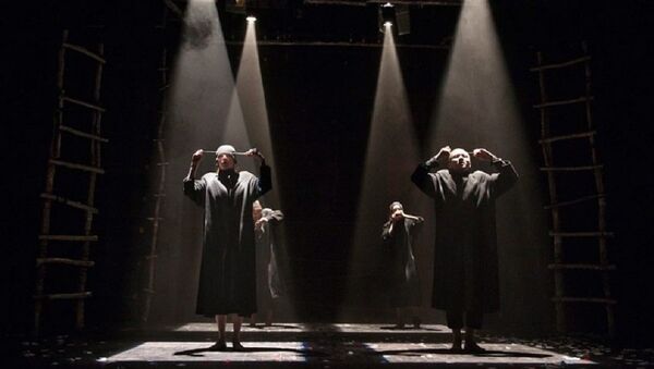 სცენა სპექტაკლიდან ქებათა ქება სცენა სპექტაკლიდან ქებათა ქება - Sputnik საქართველო