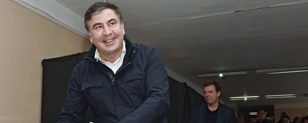 Выборы на Украине. Михаил Саакашвили - Sputnik Грузия