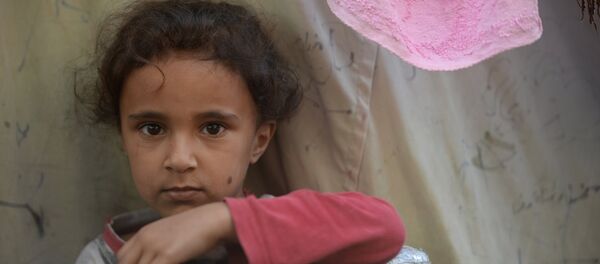 Лагерь беженцев в Дамаске Лагерь беженцев в Дамаске - Sputnik Грузия