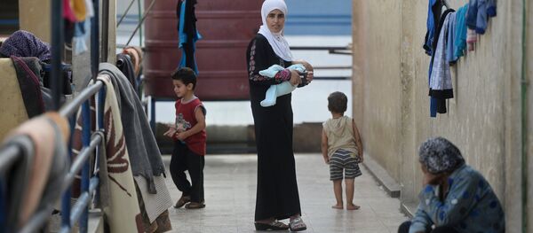 Лагерь беженцев в Дамаске - Sputnik Грузия